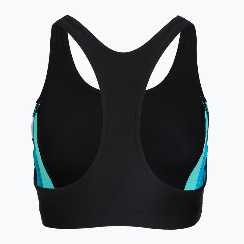Dámské jednodílné plavky Speedo Colourblock Splice 2.0 anthracite/mayanblue 4