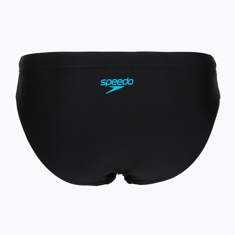 Dámské jednodílné plavky Speedo Colourblock Splice 2.0 anthracite/mayanblue 7