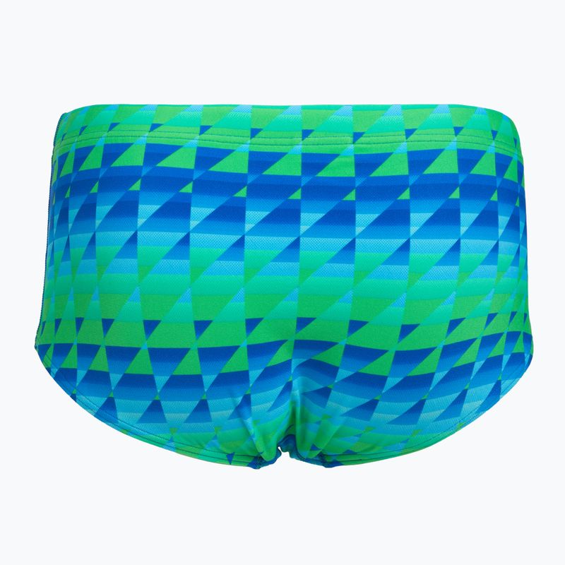 Pánské plavecké boxerky Speedo ML s potiskem, 13,5 cm Brief quilted triangles/lagoon blue 2