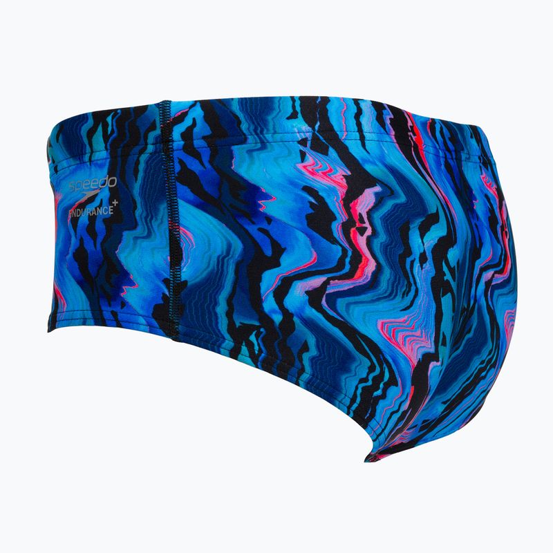 Pánské plavecké boxerky Speedo ML Printed 13.5 cm Brief canyon ombre/black 3