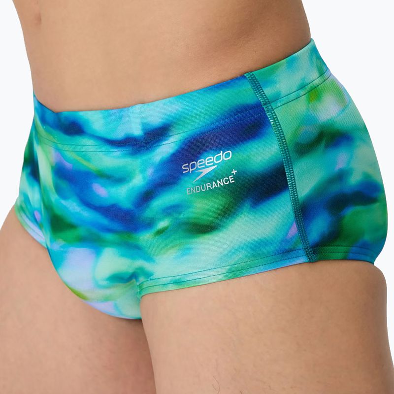 Pánské plavecké boxerky Speedo Printed 13.5 cm Brief sunset grove/green 4