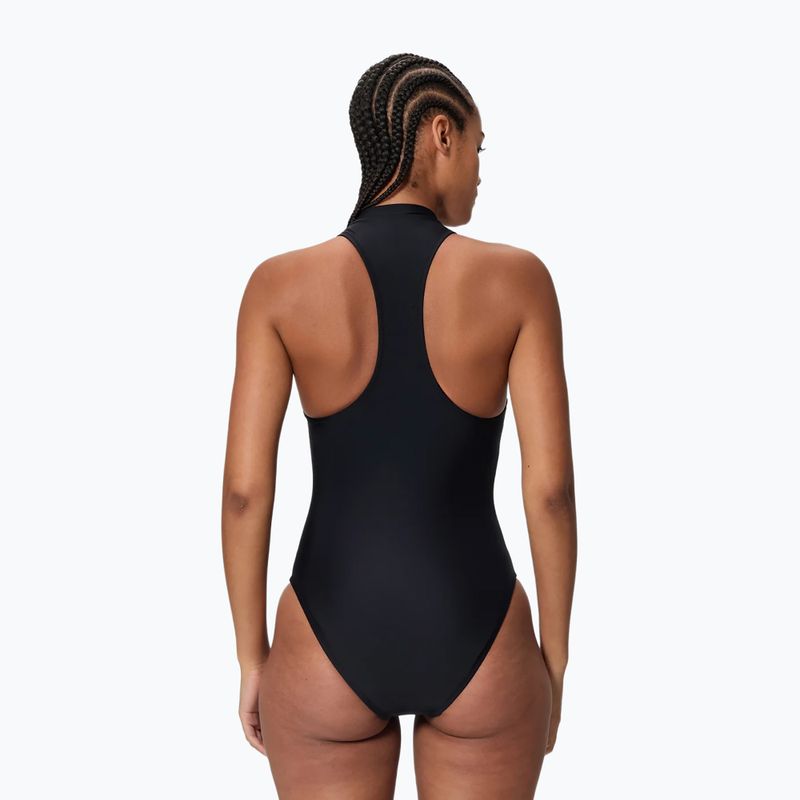 Dámské jednodílné plavky Speedo Ocean Flex Zip black/pale clover 2