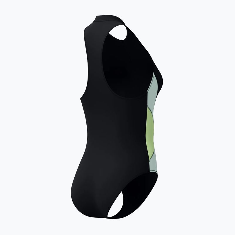 Dámské jednodílné plavky Speedo Ocean Flex Zip black/pale clover 7