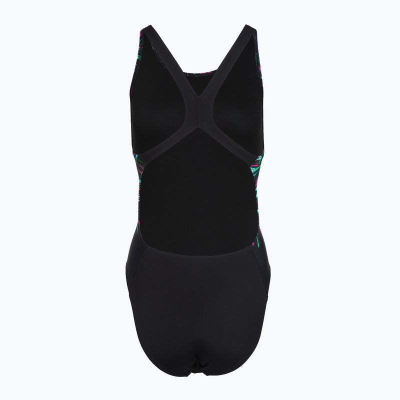 Dámské jednodílné plavky Speedo FL Placement Printed Powerback firework burst/black 2