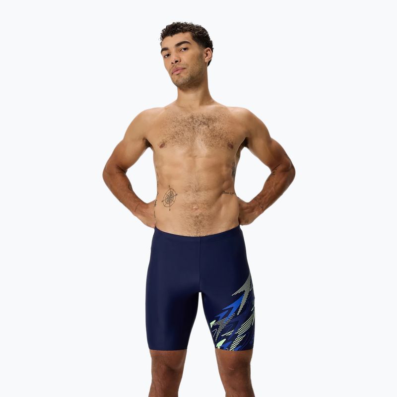 Pánské koupací jammery Speedo Medley Logo Jammer peacoat/deep sapphire 5