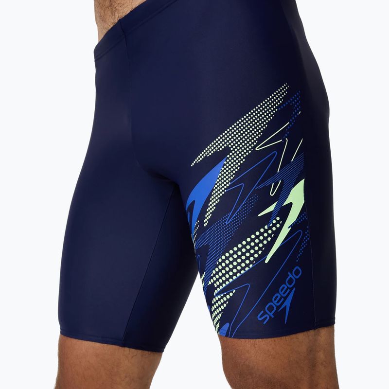 Pánské koupací jammery Speedo Medley Logo Jammer peacoat/deep sapphire 8