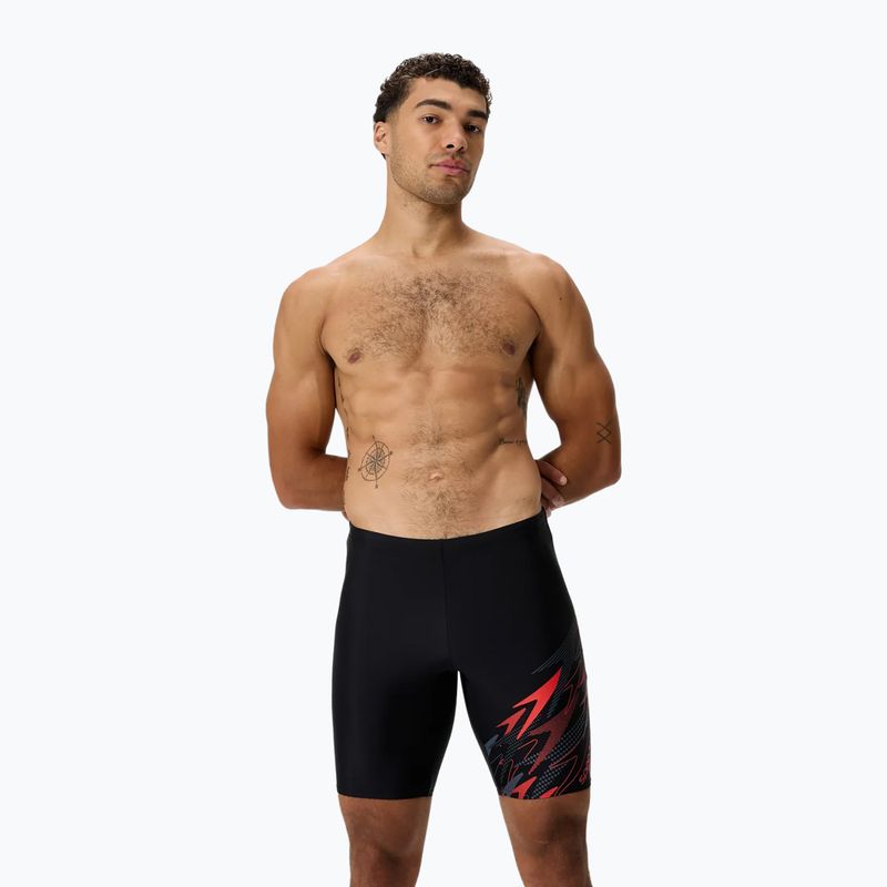 Pánské koupací jammery Speedo Medley Logo Jammer anthracite/hrr 2