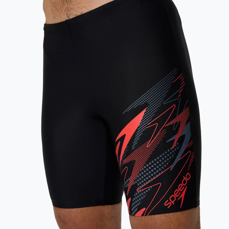 Pánské koupací jammery Speedo Medley Logo Jammer anthracite/hrr 5