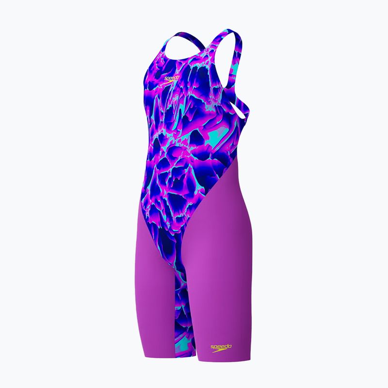Dětské jednodílné plavky Speedo Fastskin Endurance+ Max Openback Kneeskin cavecurrent 3