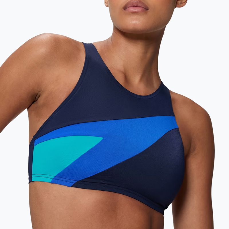 Dámské dvoudílné plavky Speedo Hyperboom Butterfly Back peacoat/deep sapphire 4