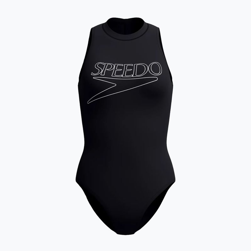 Dámské jednodílné plavky Speedo Endurance+ Logo Hydrasuit anthracite 3