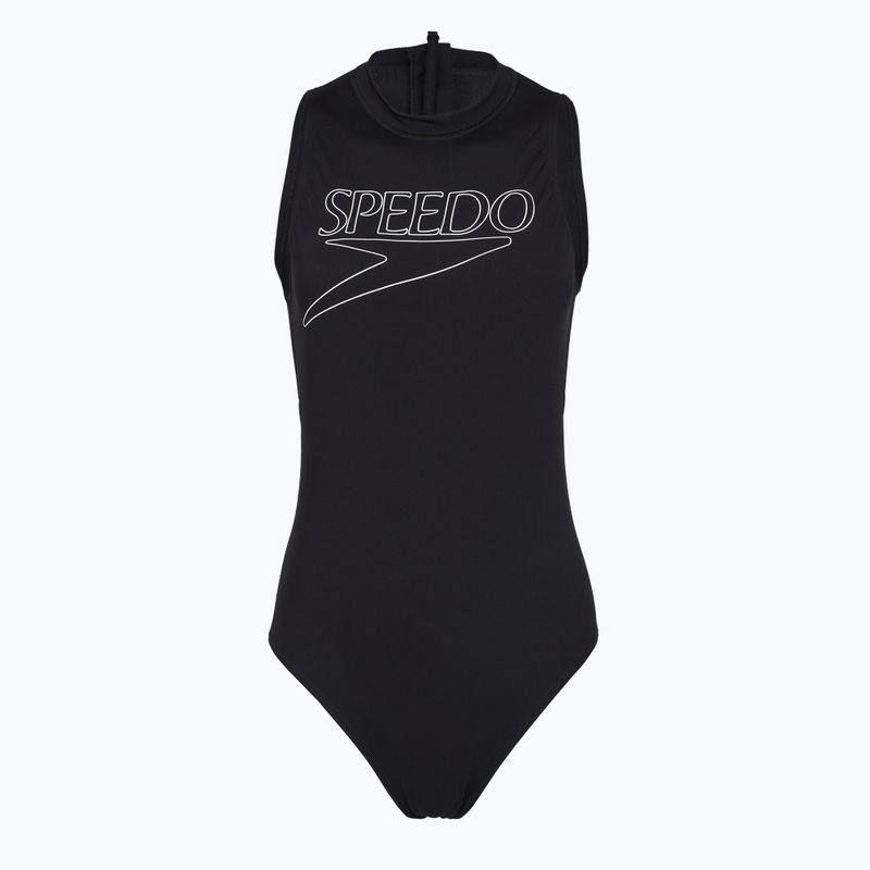 Dámské jednodílné plavky Speedo Endurance+ Logo Hydrasuit anthracite 3