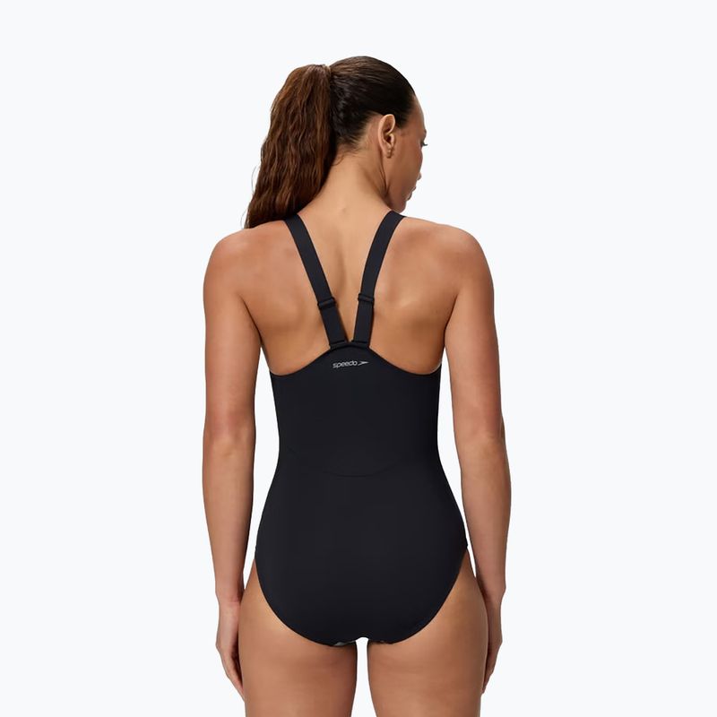 Dámské jednodílné plavky Speedo Sculpture High Neck Contour 2