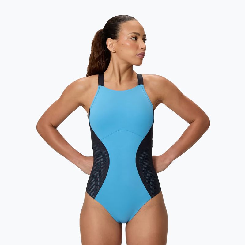 Dámské jednodílné plavky Speedo Sculpture High Neck Contour