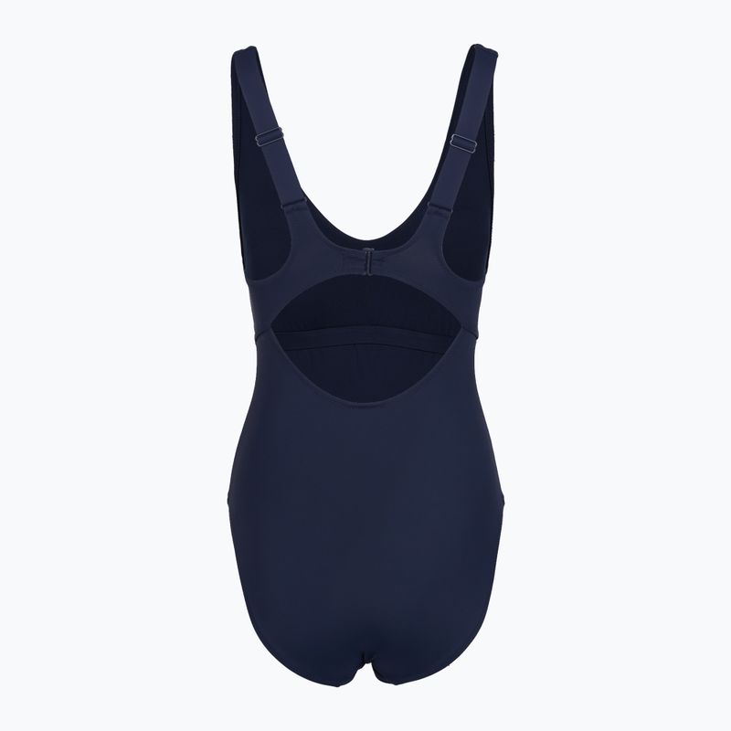 Dámské jednodílné plavky Speedo Sculpture Butterfly Back peacoat 2