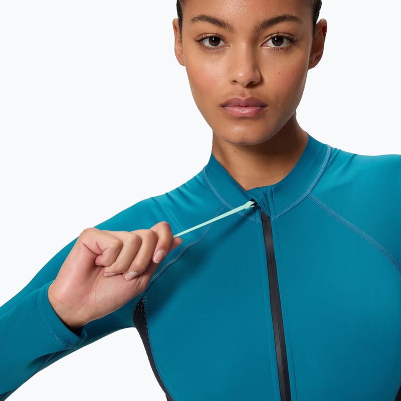Dámské jednodílné plavky Speedo Scuba Flex Zip border blue/black 4