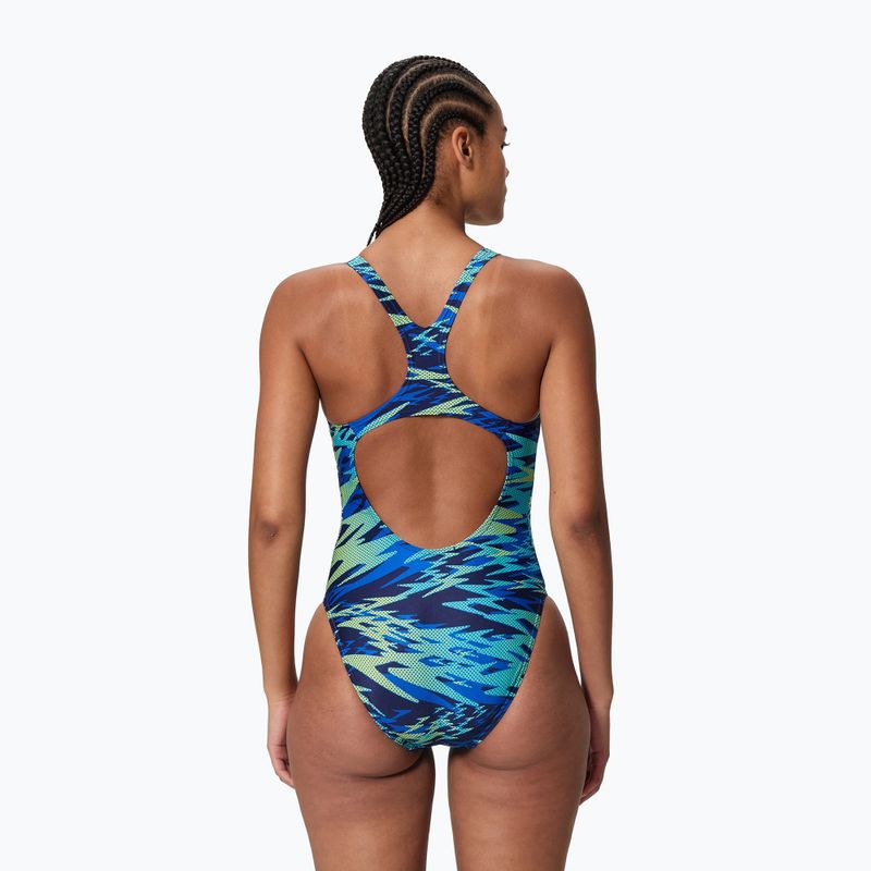 Dámské jednodílné plavky Speedo Hyperboom Print Medalist peacoat 2