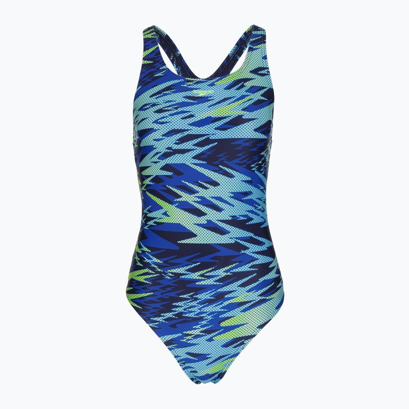Dámské jednodílné plavky Speedo Hyperboom Print Medalist peacoat 6