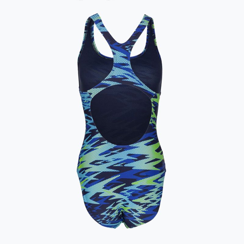 Dámské jednodílné plavky Speedo Hyperboom Print Medalist peacoat 7