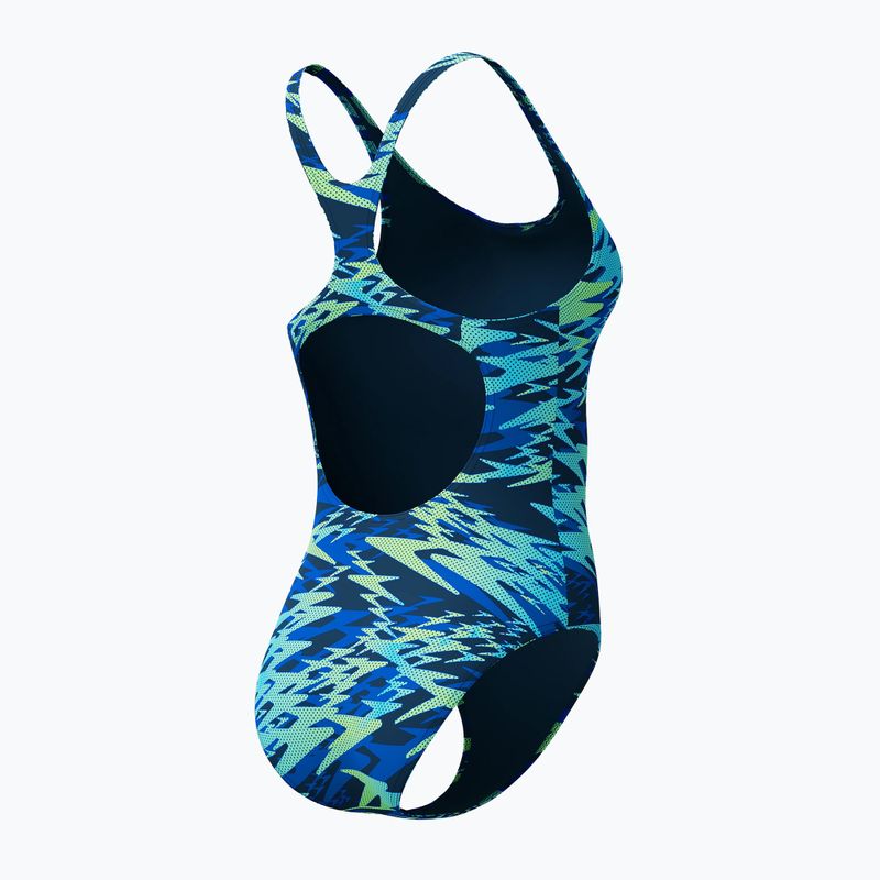 Dámské jednodílné plavky Speedo Hyperboom Print Medalist peacoat 8