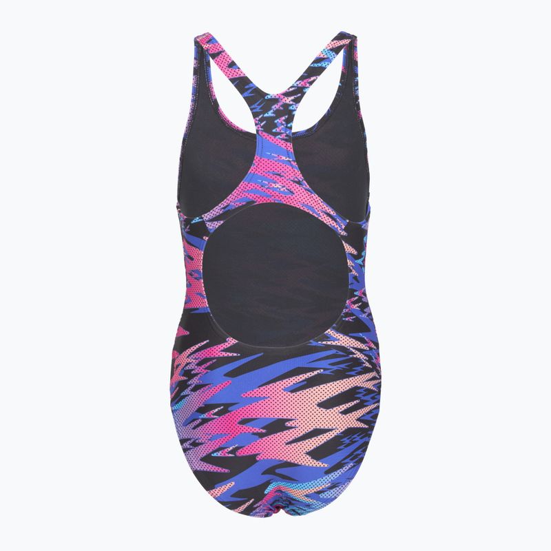 Dětské jednodílné plavky Speedo Hyperboom Print Medalist anthracite 2