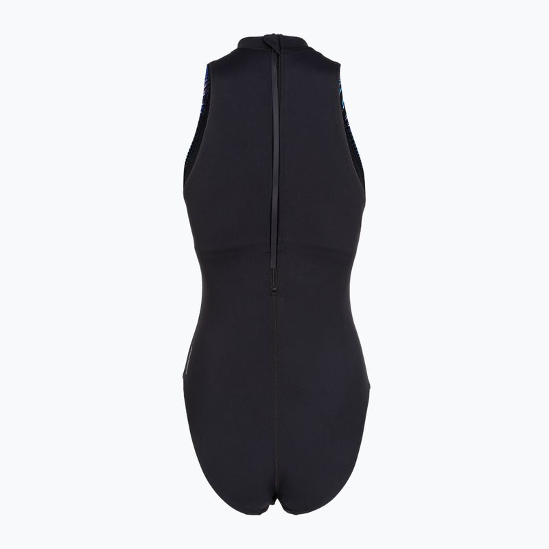 Dámské jednodílné plavky Speedo Print Hydrasuit anthracite 2