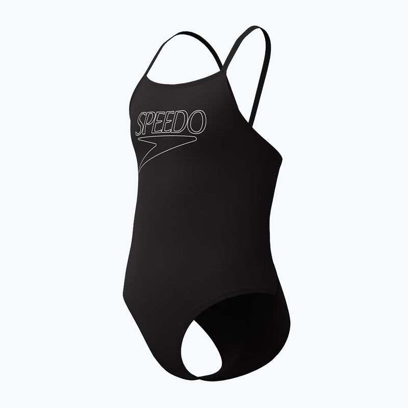 Dětské jednodílné plavky Speedo Endurance+ Logo Thinstrap anthracite 3