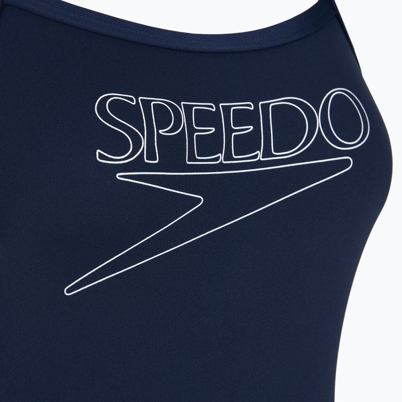 Dětské jednodílné plavky Speedo Endurance+ Logo Thinstrap peacoat 3