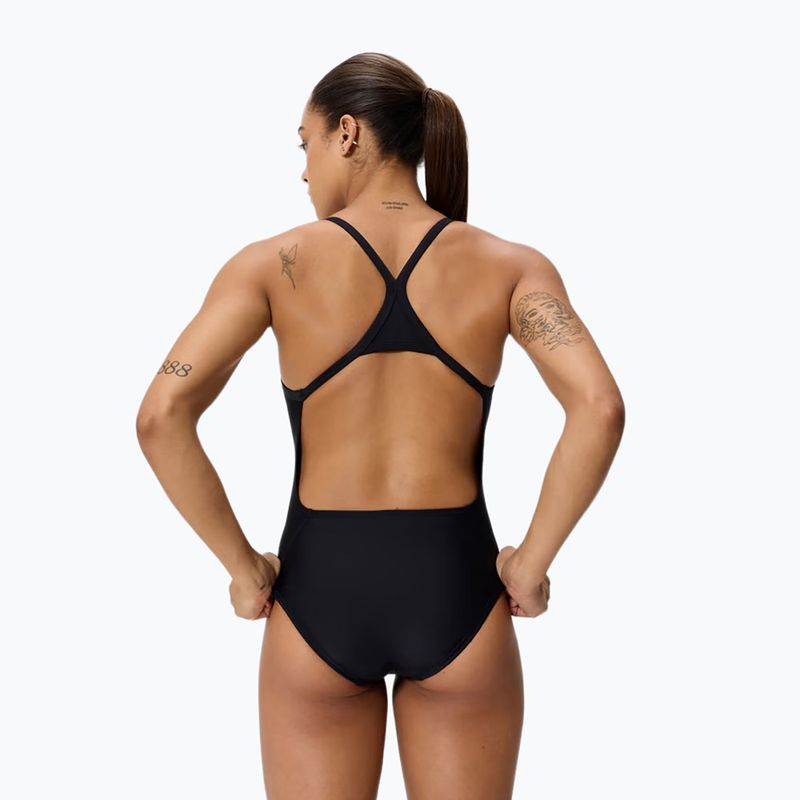 Dámské jednodílné plavky Speedo Solid EnduraSoft Turnback team black 2