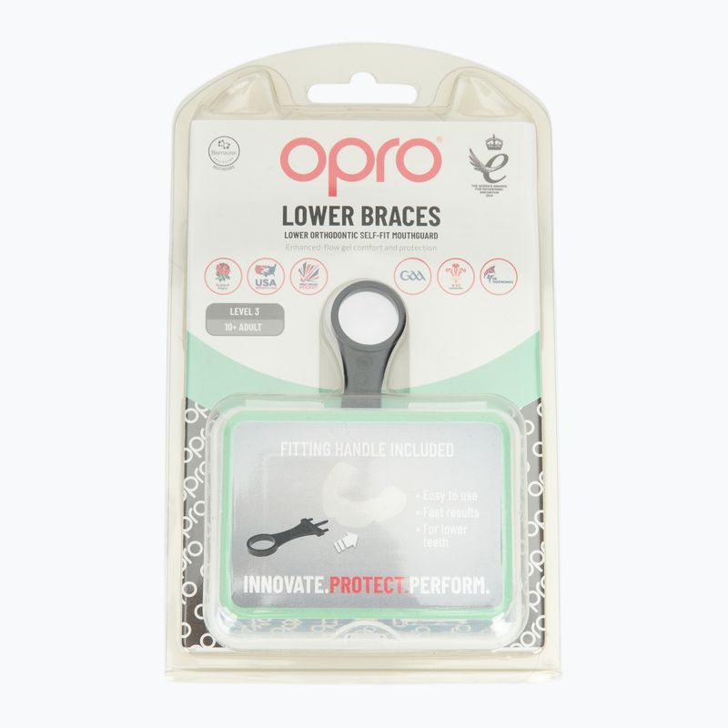 Chránič zubů Opro Lower Braces white