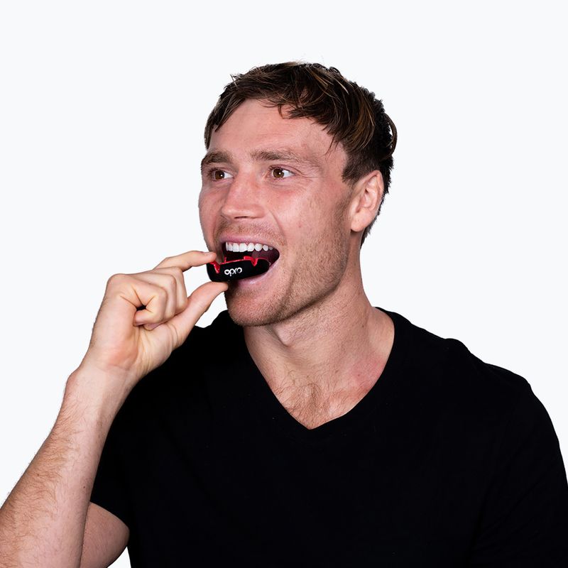 Chránič zubů Opro Silver GEN4 black/red 5