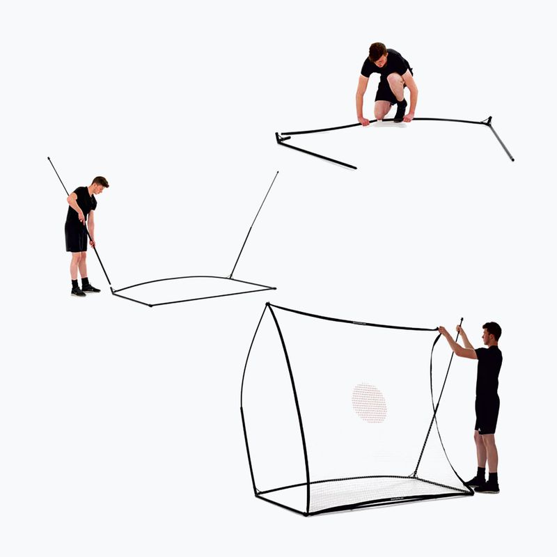 Rebounder QuickPlay Kickster Spot 210 x 210 cm bílo černý 2