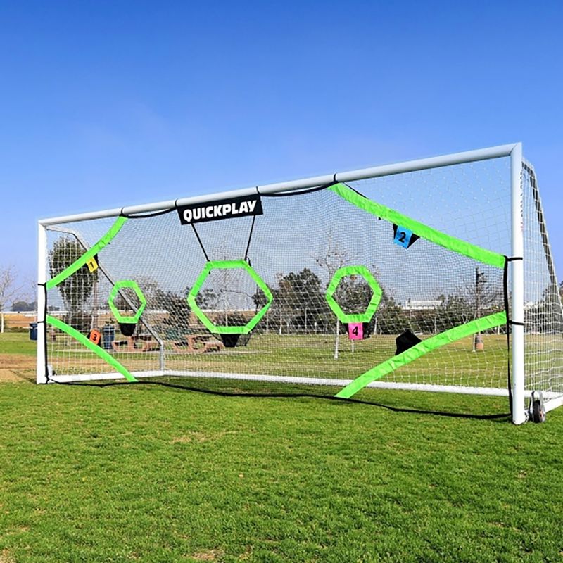 Tréninková síť Quickplay Target Net Pro 730 x 245 cm white/green