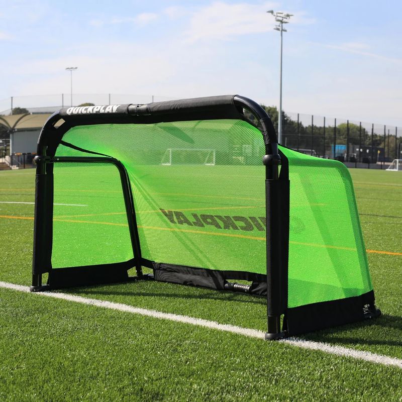 Fotbalová branka Quickplay Pro Alu Training 150 x 100 cm black/green