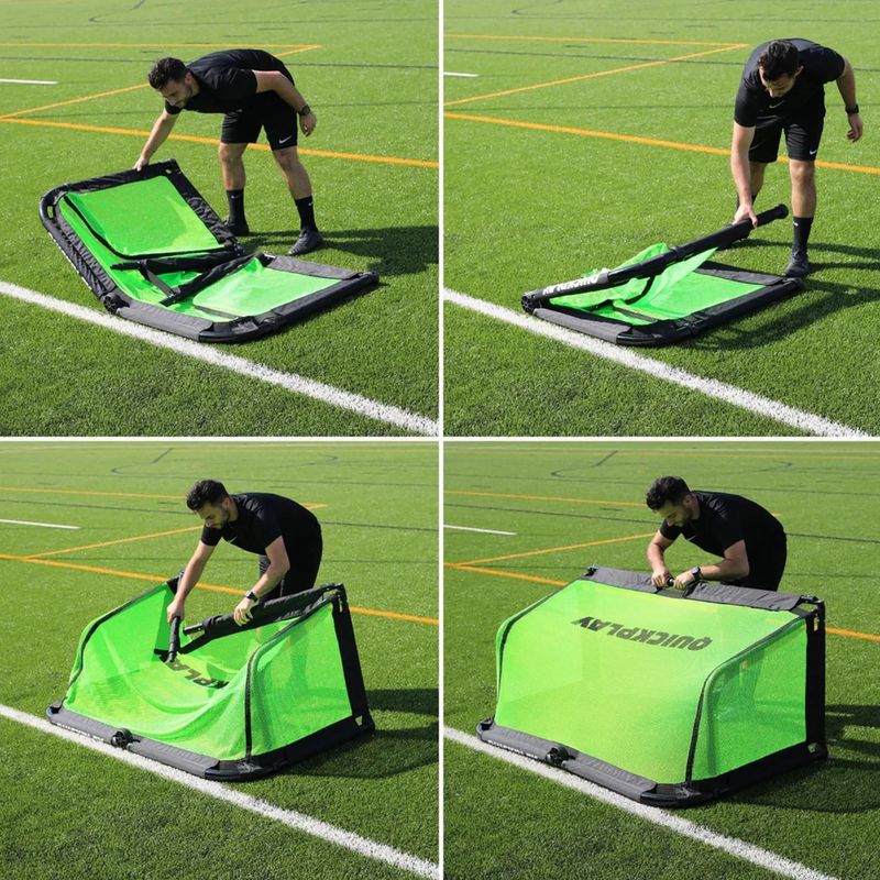 Fotbalová branka Quickplay Pro Alu Training 180 x 120 cm black/green 8