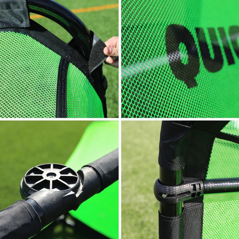 Fotbalová branka Quickplay Pro Alu Training 180 x 120 cm black/green 9