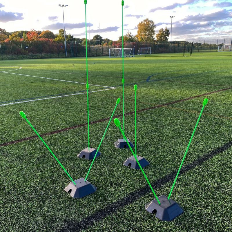 Tréninkové tyče QuickPlay Agility Poles 10 szt. green 3