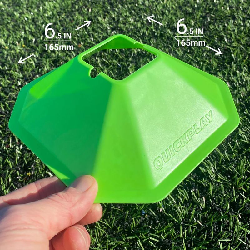 Tréninkové kužely QuickPlay Training Cones 20 szt. green 5