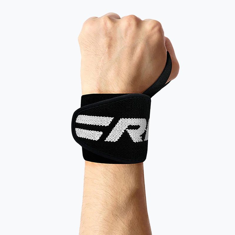 Bandáže na zápěstí RDX Gym Wrist Wrap Pro černé WAH-W2B 5