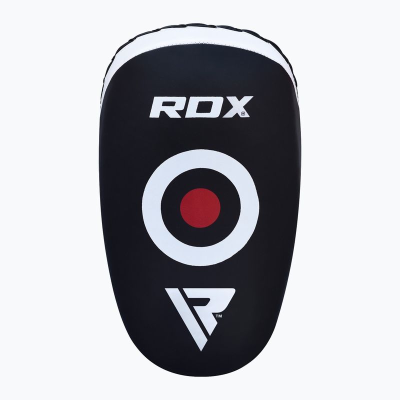 Boxerská lapa RDX T3 Muay Thai Training Shield Kick Pads white/black 2