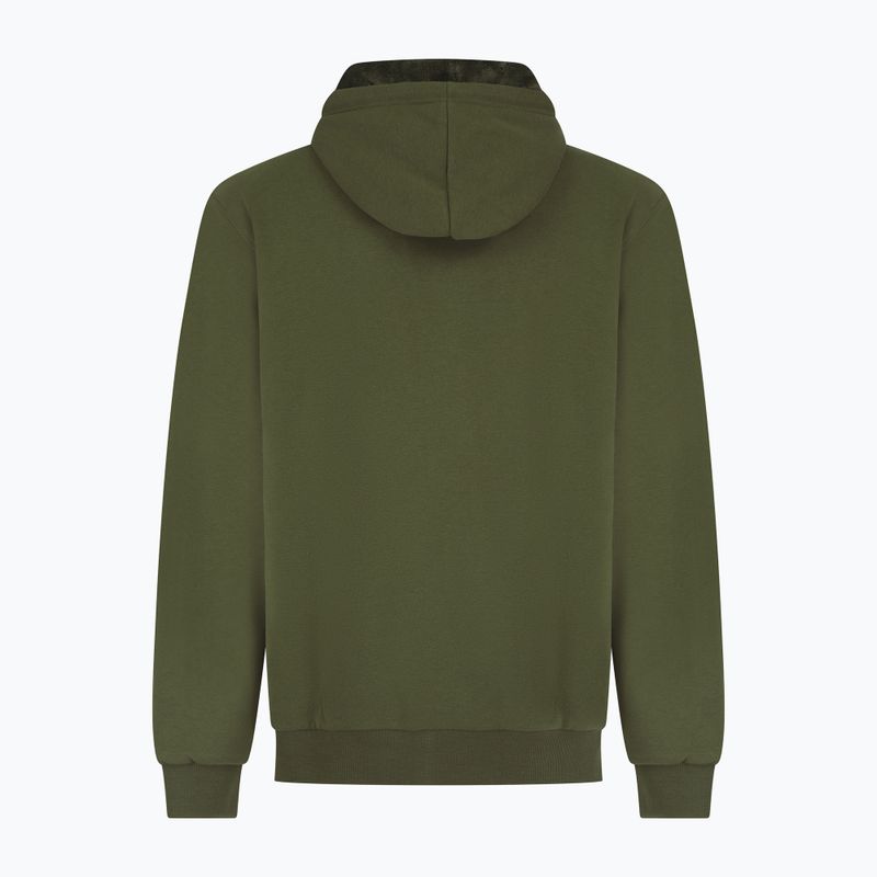 Pánská mikina Navitas Sherpa Zip Hoody green 2