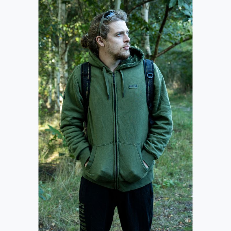 Pánská mikina Navitas Sherpa Zip Hoody green 4