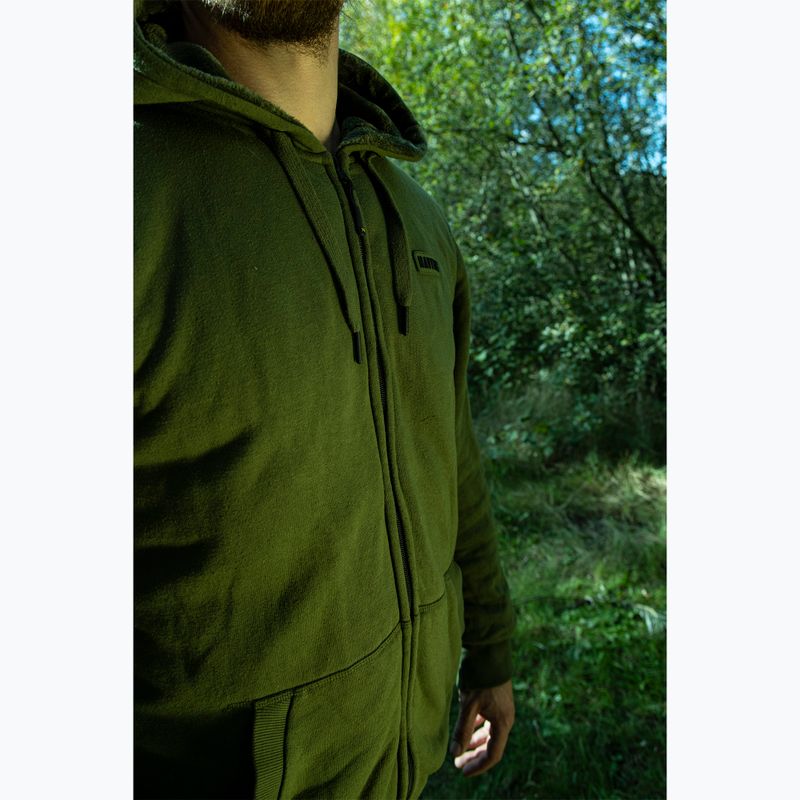 Pánská mikina Navitas Sherpa Zip Hoody green 7