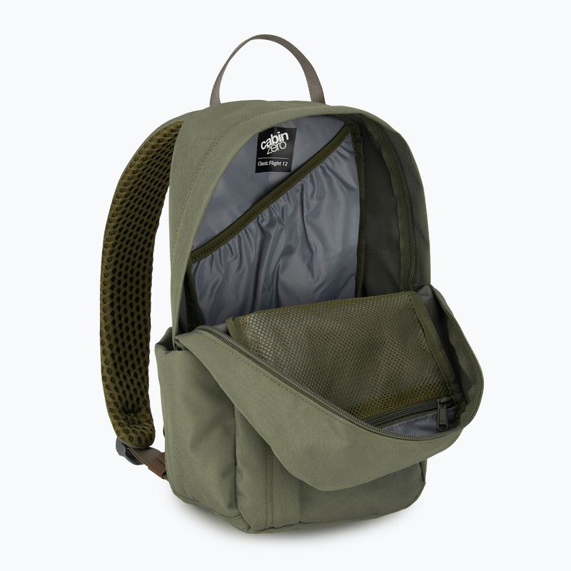 Městský batoh CabinZero Flight 12 l georgian khaki 4