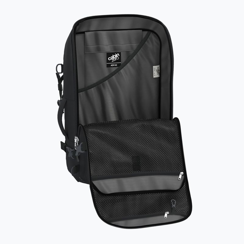 Turistický batoh CabinZero Adventure 42 l absolute black 8