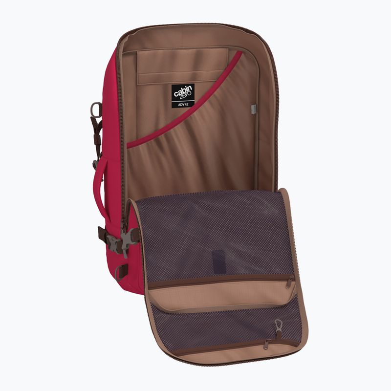 Turistický batoh CabinZero Adventure 42 l miami magenta  8