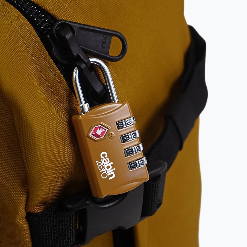 Visací zámek CabinZero Travel TSA Lock orange chill 5
