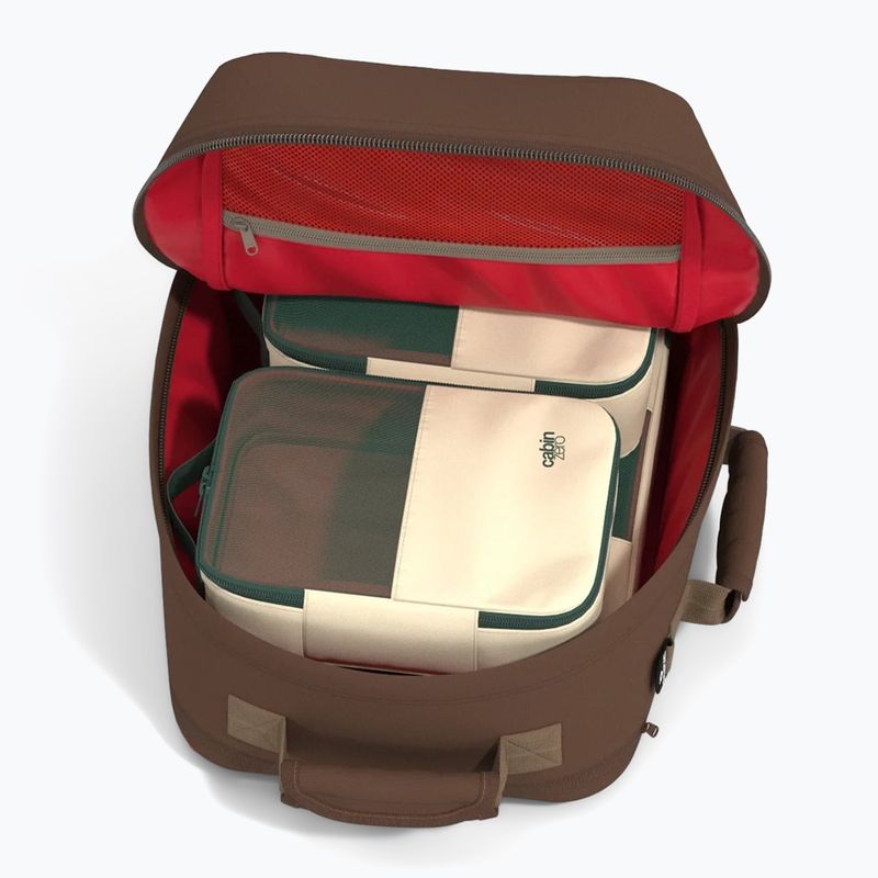 Turistický batoh CabinZero Classic Tech 28 l redwood 11