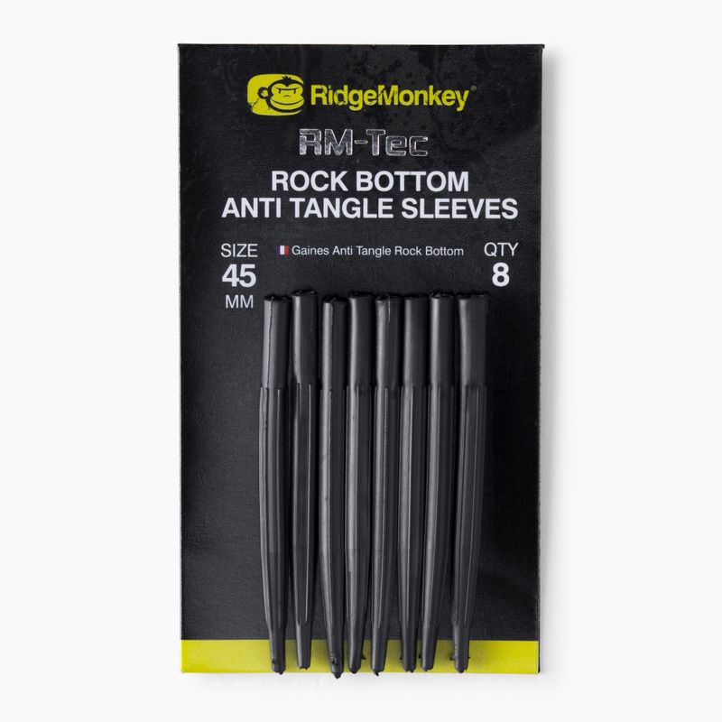 RidgeMonkey Connexion Rock Bottom Tungsten Anti Tangle Sleeves hnědý RMT101