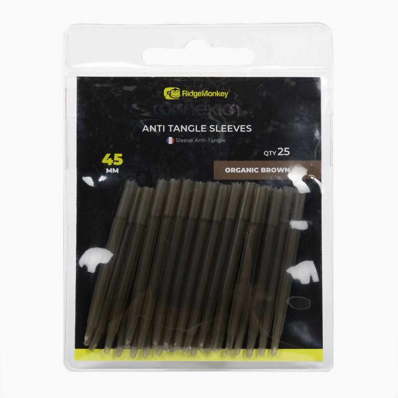 Rukávy RidgeMonkey Connexion Anti Tangle Sleeves hnědé RMT109 2